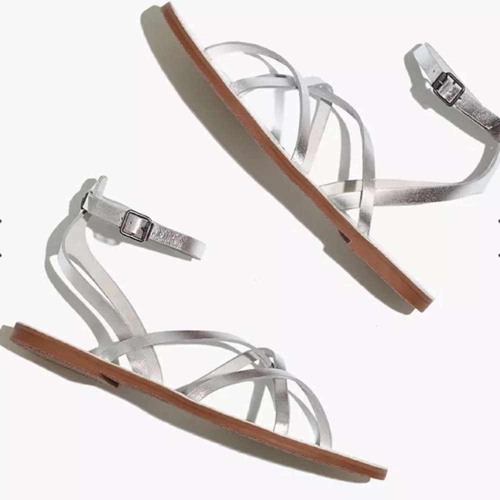 NWOT Madewell Boardwalk Skinny Ankle Strap Sandal